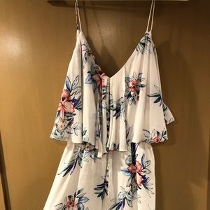 White floral romper!